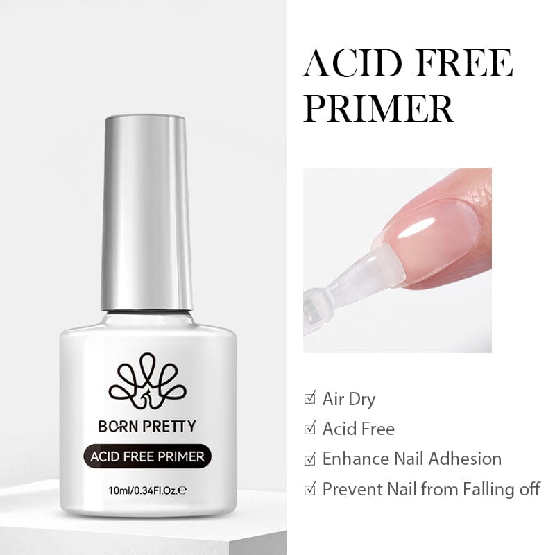 Acid-Free Nail Primer 10ml Gel Nail Polish BORN PRETTY 