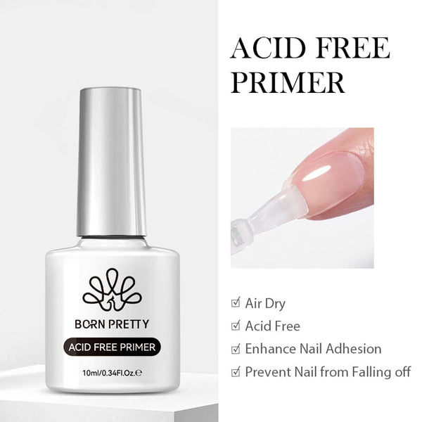 Acid-Free Nail Primer 10ml Gel Nail Polish BORN PRETTY 