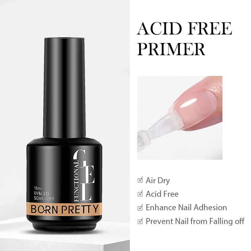 Acid-Free Nail Primer 15ml Gel Nail Polish BORN PRETTY 