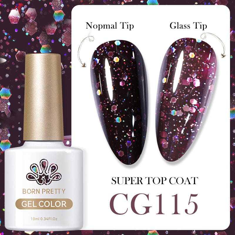 Glitter Color Gel Polish CG115 10ml Gel Nail Polish BORN PRETTY 