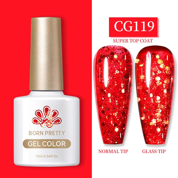 Glitter Color Gel Polish CG119 10ml Gel Nail Polish BORN PRETTY 