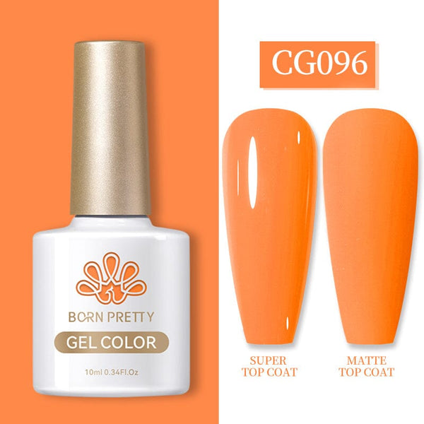 Orange Color Gel Polish CG096 10ml Gel Nail Polish BORN PRETTY 