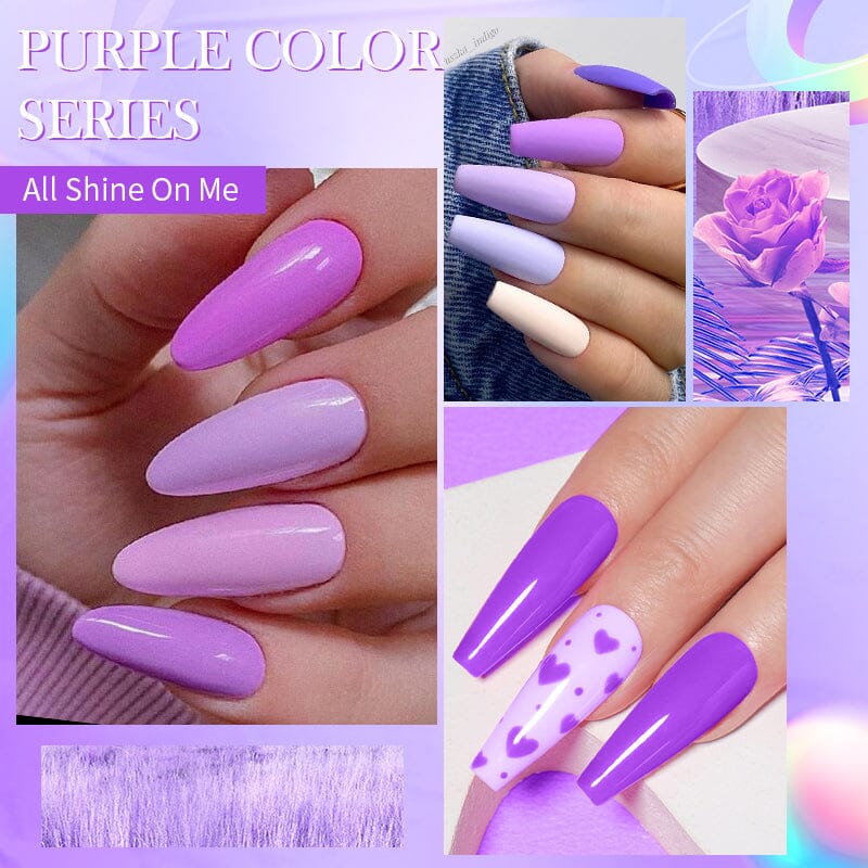 Purple Color Gel Polish CG046 10ml Gel Nail Polish BORN PRETTY 