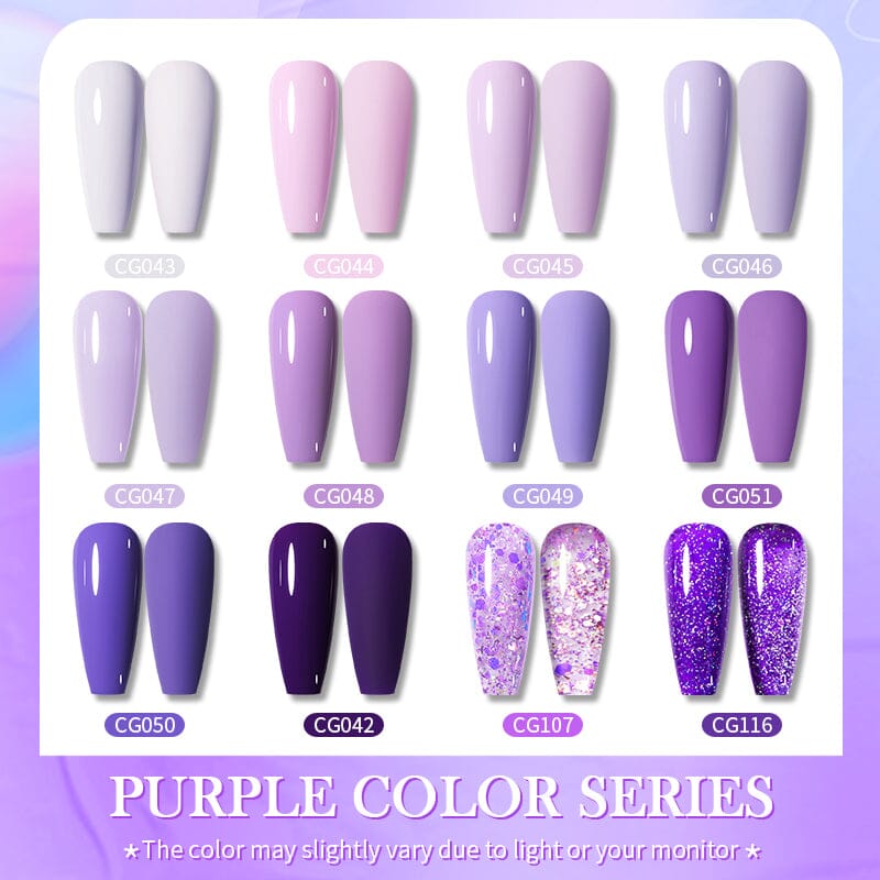 Purple Color Gel Polish CG046 10ml Gel Nail Polish BORN PRETTY 