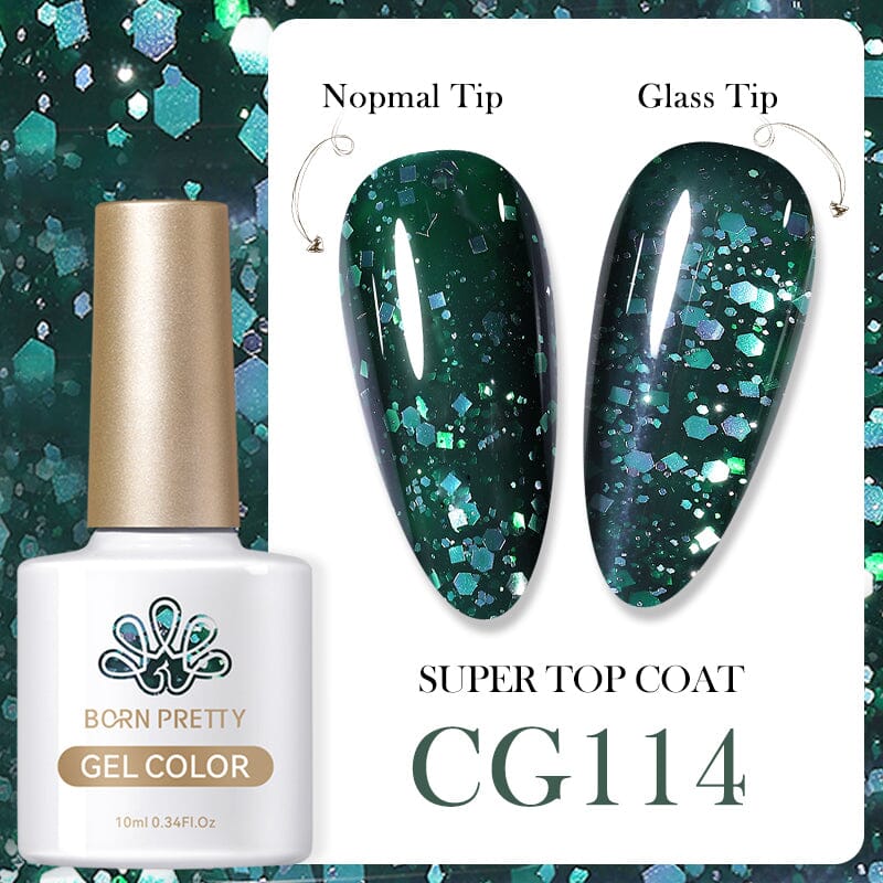 Glitter Color Gel Polish CG114 10ml Gel Nail Polish BORN PRETTY 