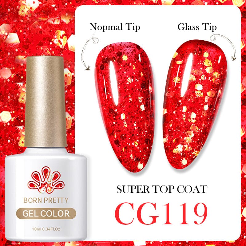 Glitter Color Gel Polish CG119 10ml Gel Nail Polish BORN PRETTY 