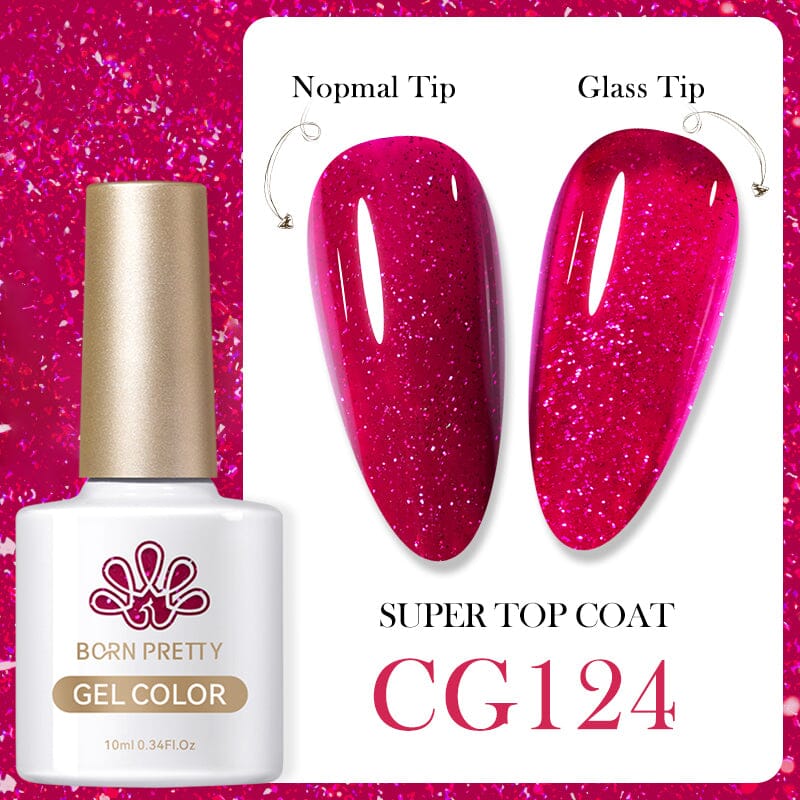 Glitter Color Gel Polish CG124 10ml Gel Nail Polish BORN PRETTY 