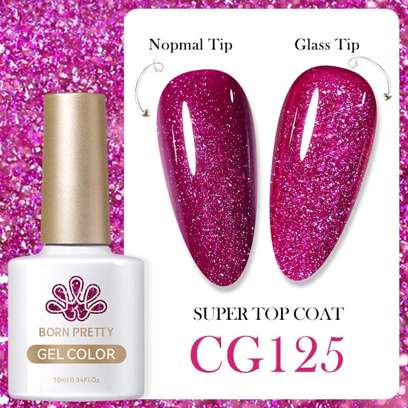 Glitter Color Gel Polish CG125 10ml Gel Nail Polish BORN PRETTY 