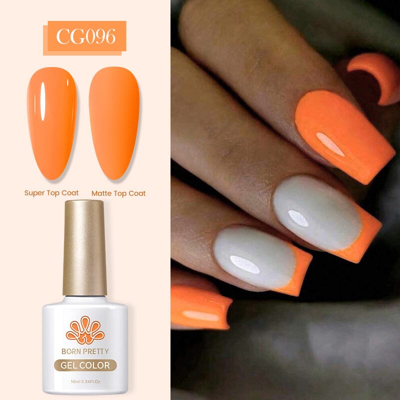 Orange Color Gel Polish CG096 10ml Gel Nail Polish BORN PRETTY 