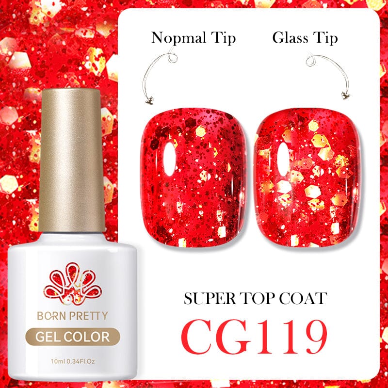 Glitter Color Gel Polish CG119 10ml Gel Nail Polish BORN PRETTY 