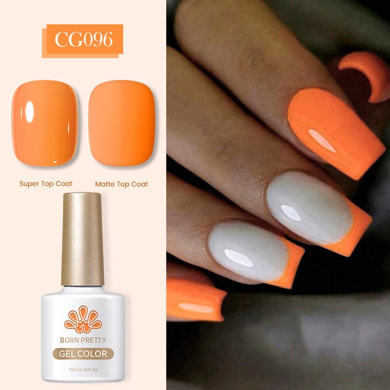 Orange Color Gel Polish CG096 10ml Gel Nail Polish BORN PRETTY 