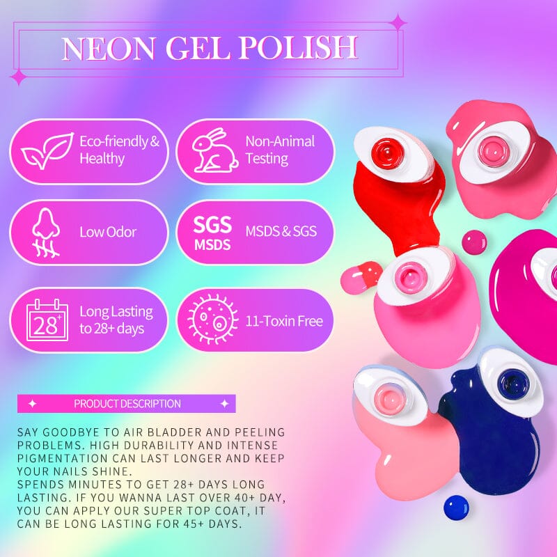 Orange Color Gel Polish CG096 10ml Gel Nail Polish BORN PRETTY 