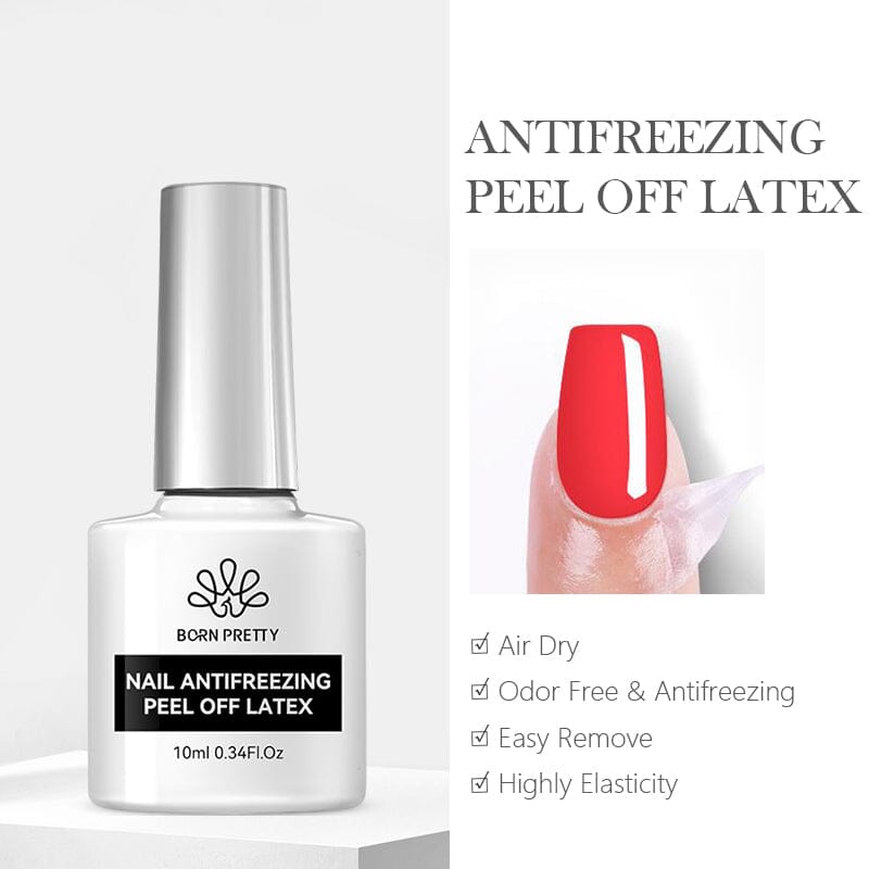 Antifreezing Peel Off Latex 10ml Gel Nail Polish BORN PRETTY 