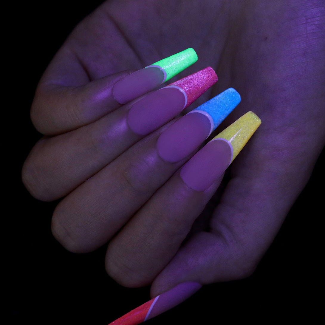 6 Colors Glow-In-Dark Neon Reflective Cat Magnetic Gel 7ml Gel Nail Polish BORN PRETTY 