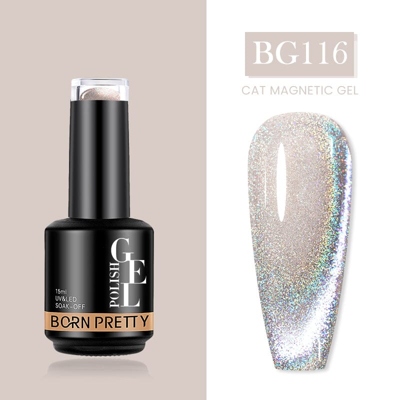 Cat Magnetic Gel Polish 15ml Gel Nail Polish BORN PRETTY BG116 