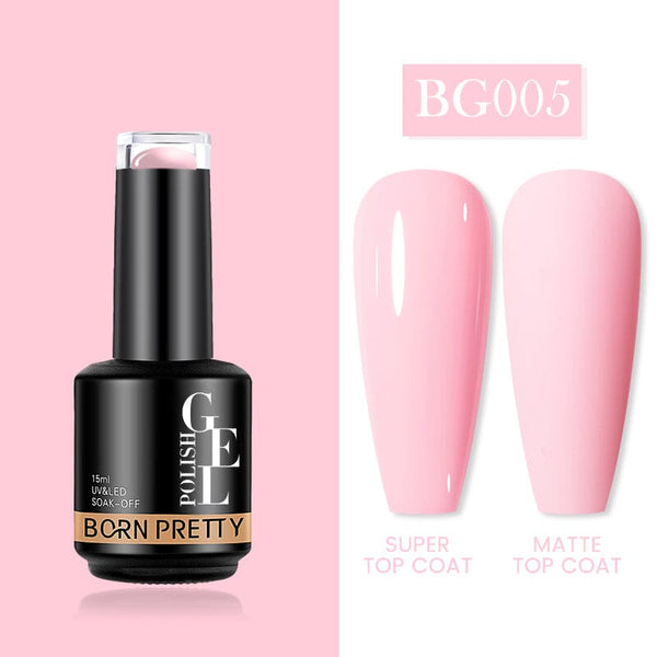 Pink Color Gel Polish BG005 15ml Gel Nail Polish BORN PRETTY 