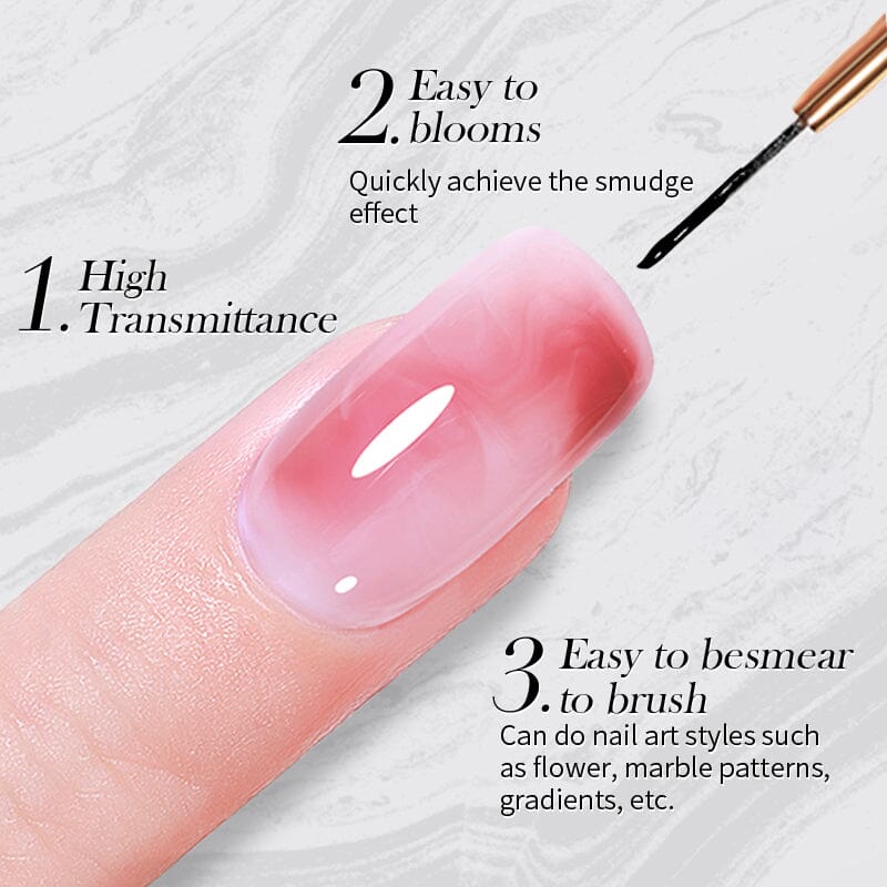 Watercolor Nail Gel 10ml Gel Nail Polish BORN PRETTY 