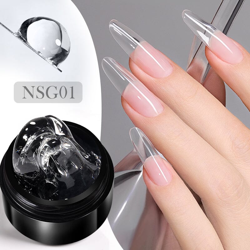 Jelly Non Stick Hand Extension Nail Gel 15ml Extension Nail Gel BORN PRETTY NSG01 (Clear) 