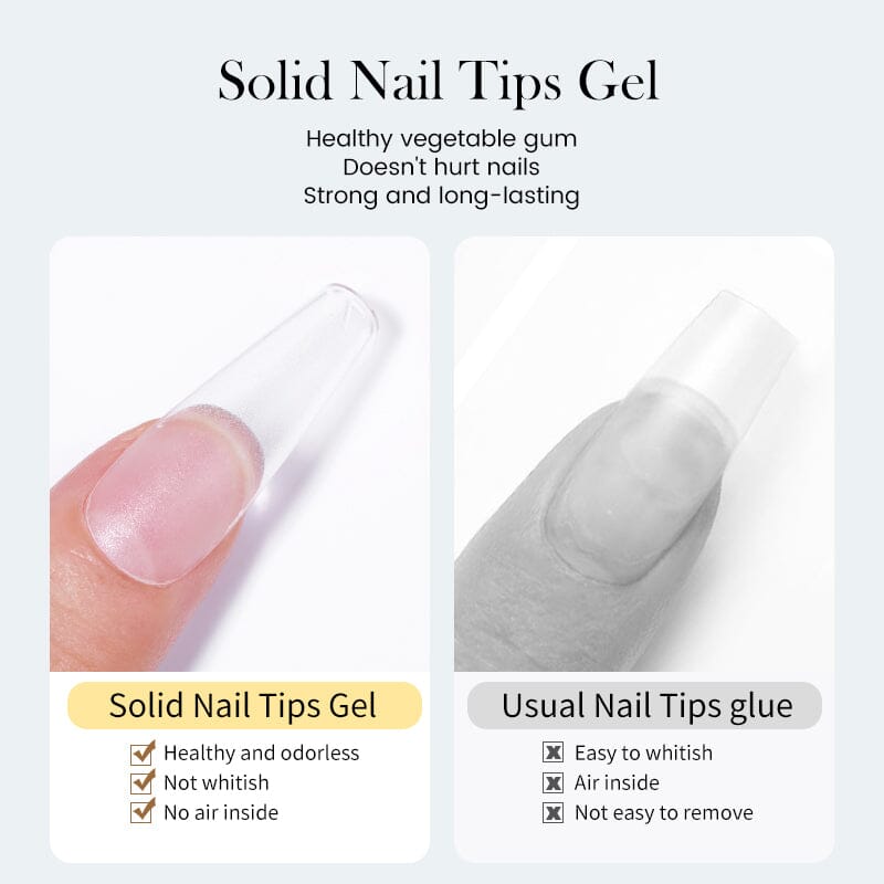 Clear Nail Tips Gel 30ml Gel Nail Polish BORN PRETTY 