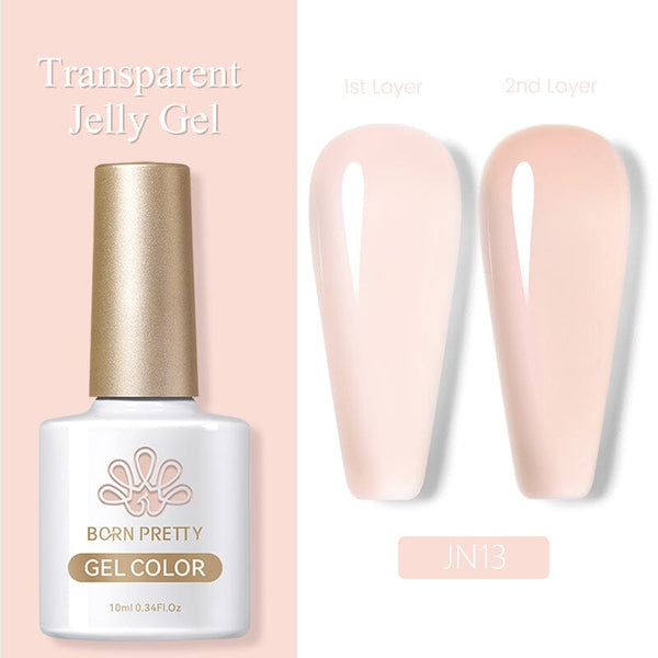 Jelly Nude Gel JN13 10ml Gel Nail Polish BORN PRETTY 