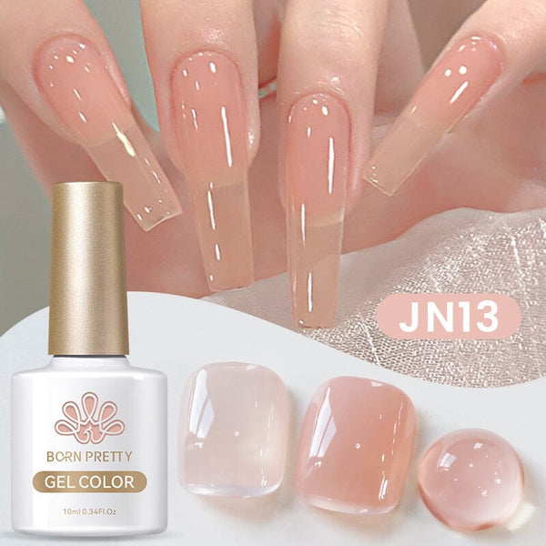 Jelly Nude Gel JN13 10ml Gel Nail Polish BORN PRETTY 