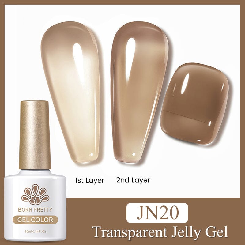 Jelly Nude Gel JN20 10ml Gel Nail Polish BORN PRETTY 