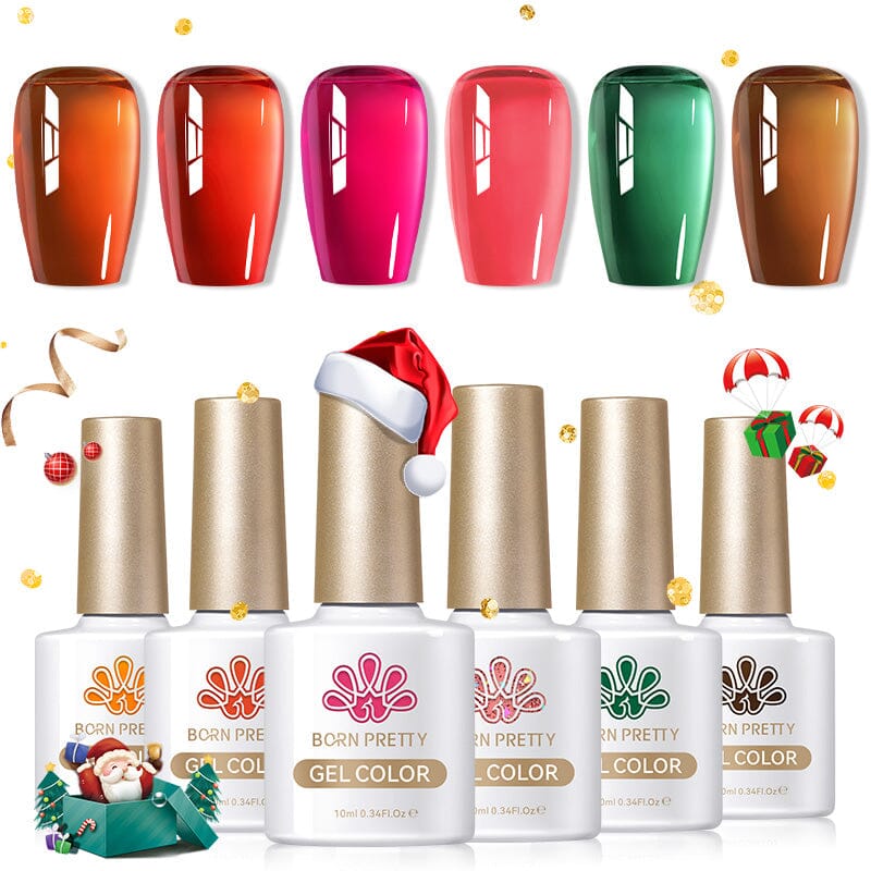 Christmas Color Nail Gel Series 10ml Gel Nail Polish BORN PRETTY 