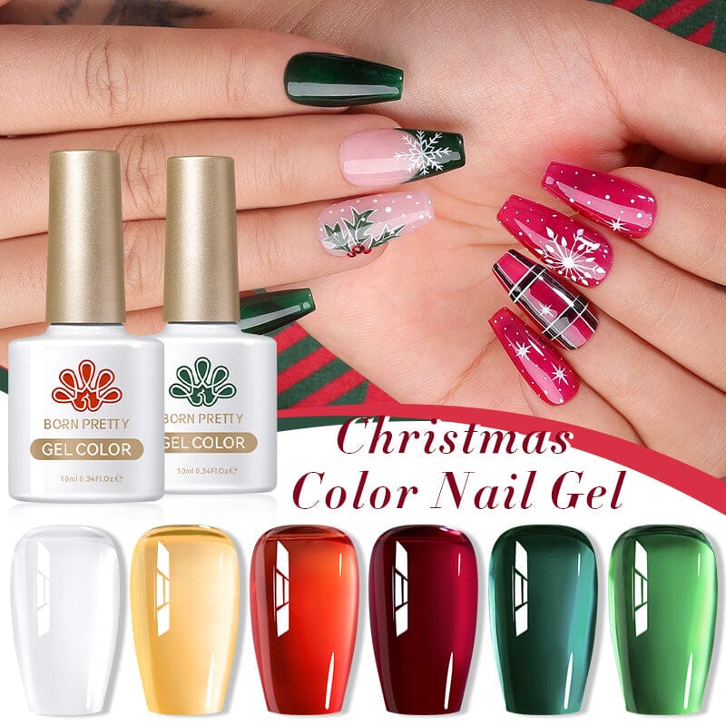 Christmas Color Nail Gel Series 10ml Gel Nail Polish BORN PRETTY 