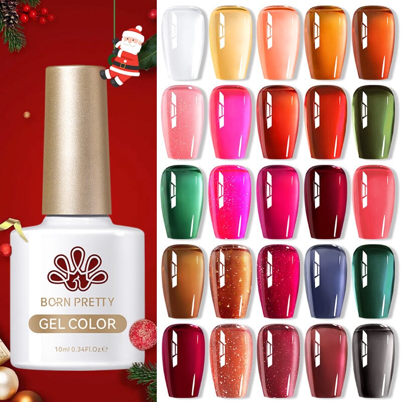 Christmas Color Nail Gel Series 10ml Gel Nail Polish BORN PRETTY 