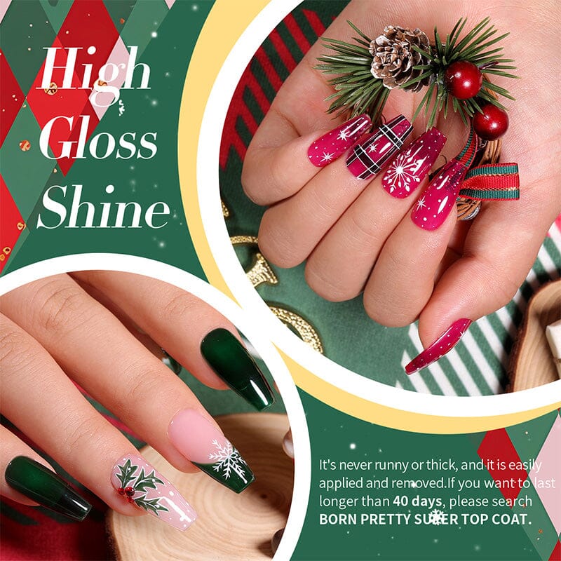 Christmas Color Nail Gel Series 10ml Gel Nail Polish BORN PRETTY 