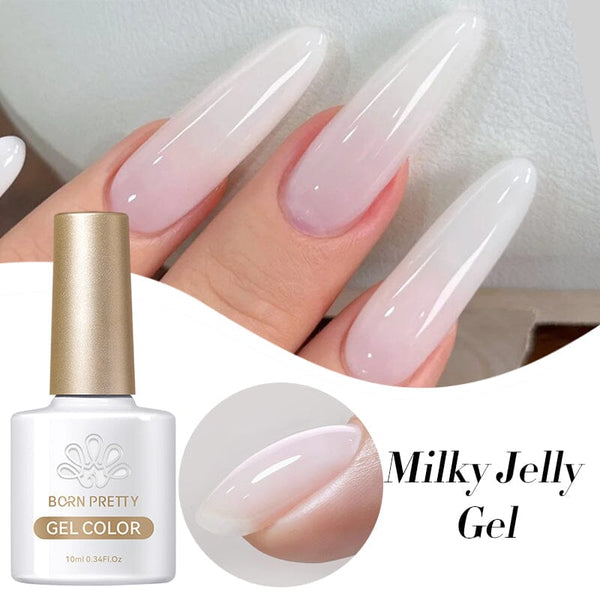 Milky Jelly Gel 10ml Gel Nail Polish BORN PRETTY 