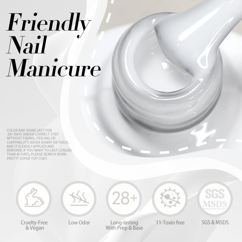 Milky Jelly Gel 10ml Gel Nail Polish BORN PRETTY 