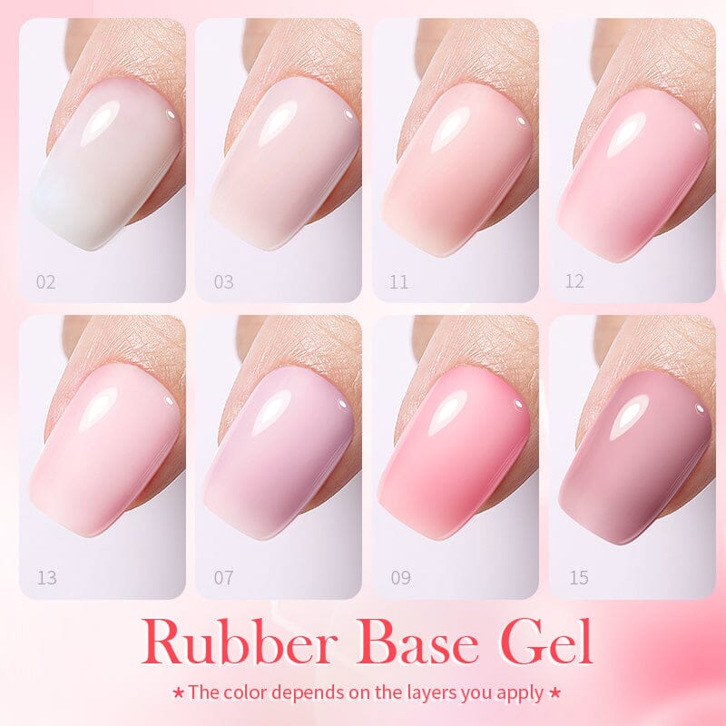 Rubber Base Gel RB12 15ml Gel Nail Polish BORN PRETTY 