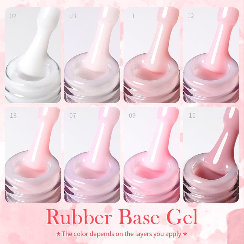 Rubber Base Gel RB17 15ml Gel Nail Polish BORN PRETTY 