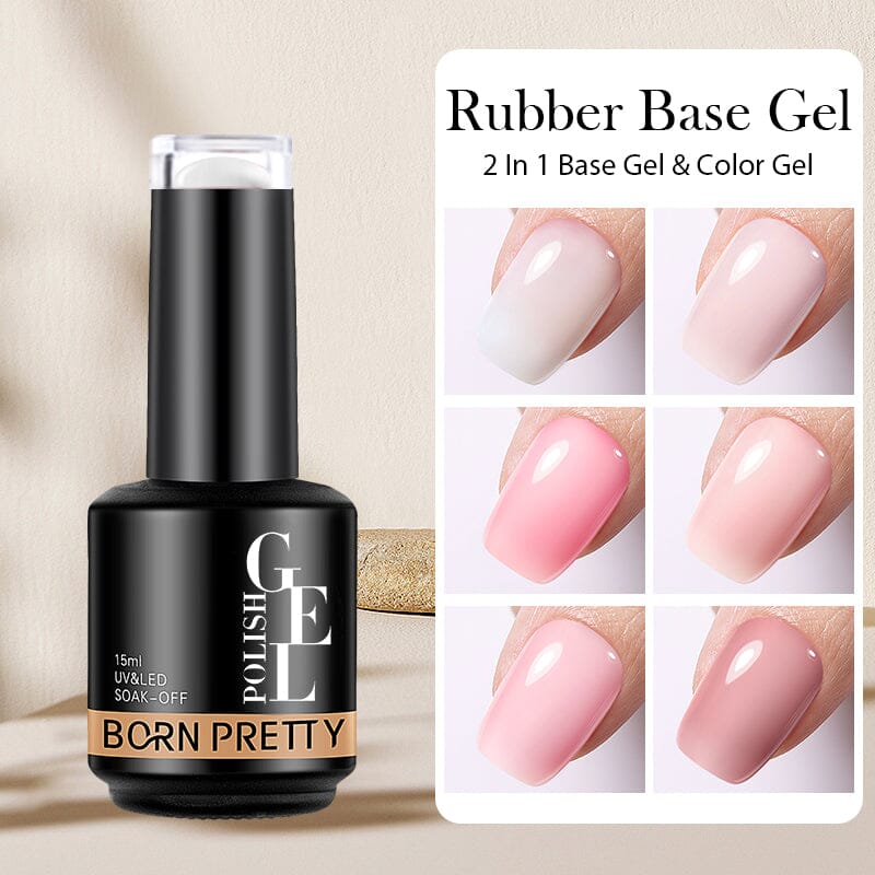 Rubber Base Gel RB17 15ml Gel Nail Polish BORN PRETTY 