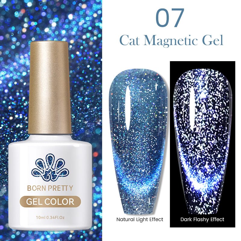 Cat Magnetic Gel Polish 10ml Gel Nail Polish BORN PRETTY RF07 