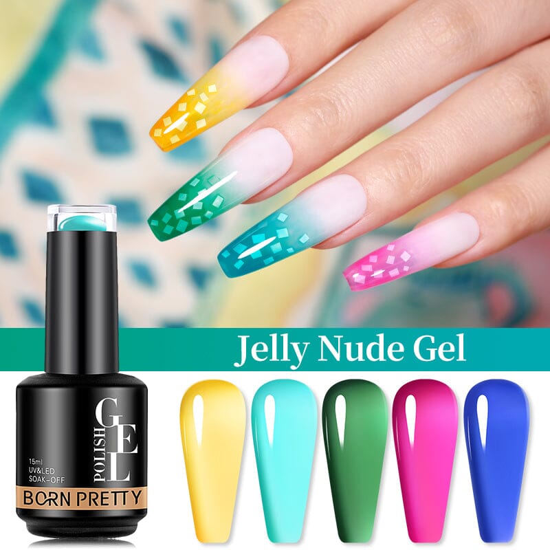 Jelly Nude Gel 15ml Gel Nail Polish BORN PRETTY 