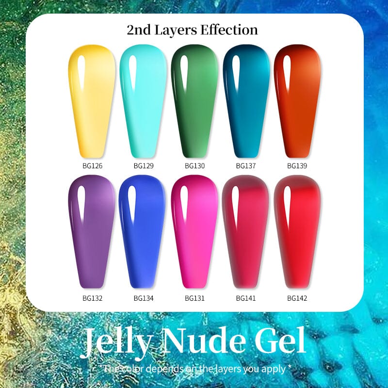 Jelly Nude Gel 15ml Gel Nail Polish BORN PRETTY 