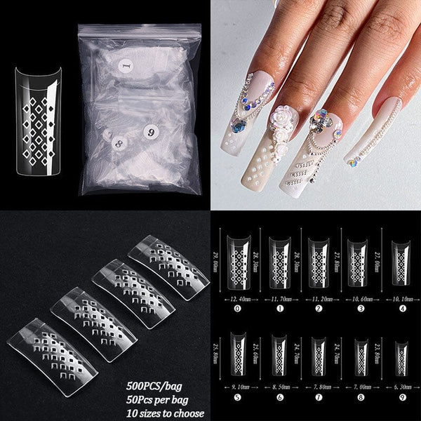 500pcs False Nails Tips TS09 Tools & Accessories No Brand 