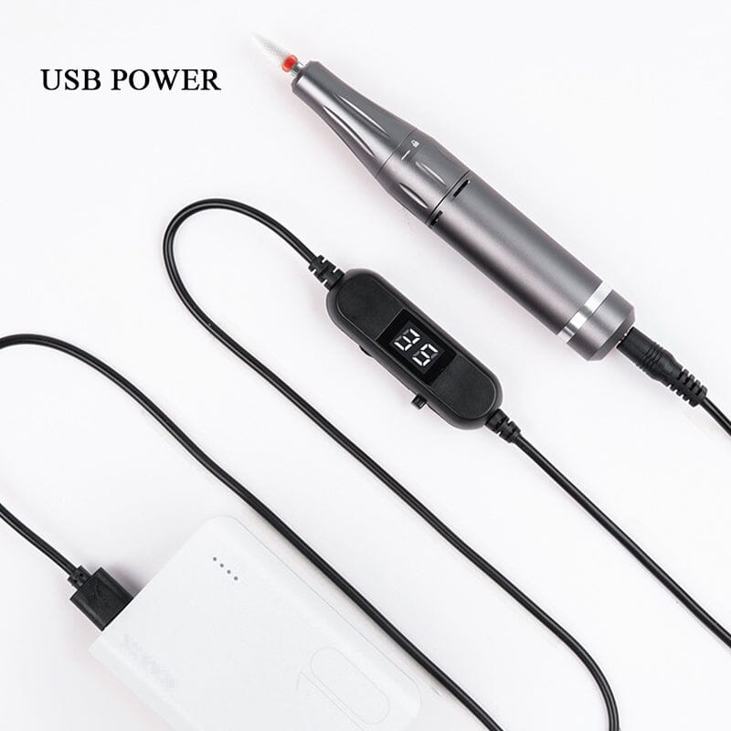 35000RPM Electric Nail Drill Machine USB Nail Tools No Brand 