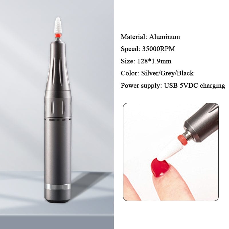 35000RPM Electric Nail Drill Machine USB Nail Tools No Brand 