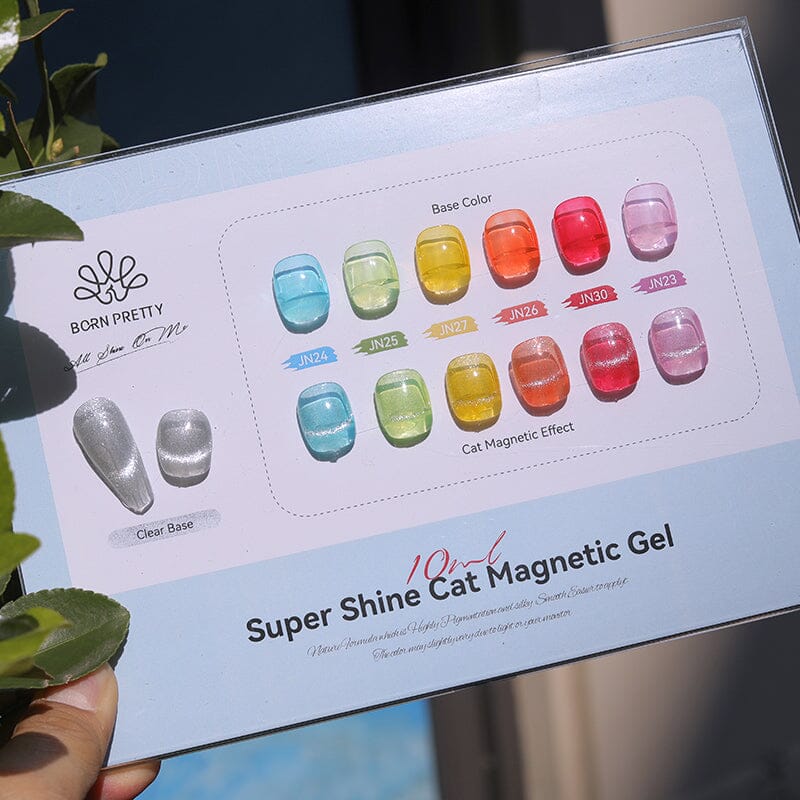 Color Chart Card Display Book for Super Shine Cat Magnetic Gel (SKU:56340) Gel Nail Polish BORN PRETTY 