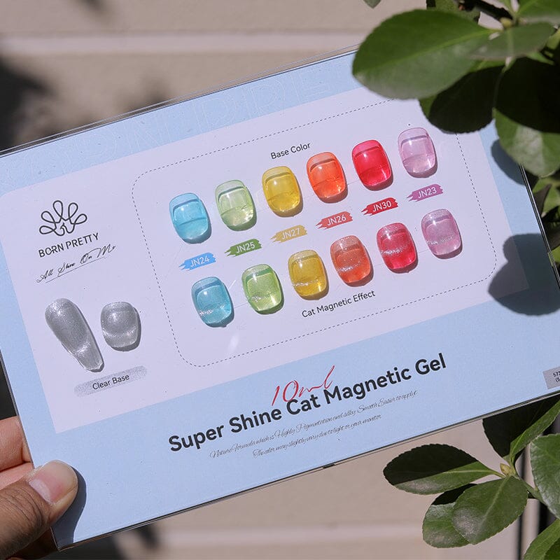 Color Chart Card Display Book for Super Shine Cat Magnetic Gel (SKU:56340) Gel Nail Polish BORN PRETTY 