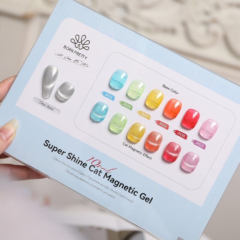 Color Chart Card Display Book for Super Shine Cat Magnetic Gel (SKU:56340) Gel Nail Polish BORN PRETTY 