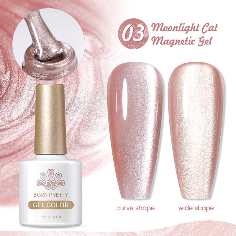 Cat Magnetic Gel Polish 10ml Gel Nail Polish BORN PRETTY MC03 