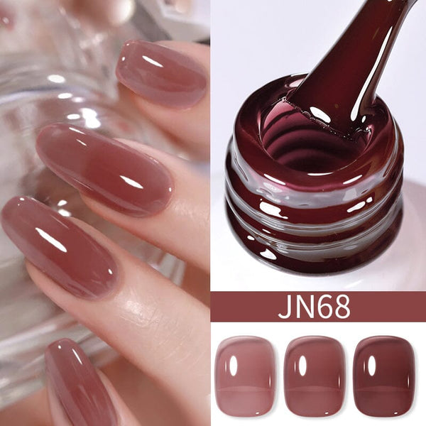 Jelly Nude Gel JN68 10ml Gel Nail Polish BORN PRETTY 