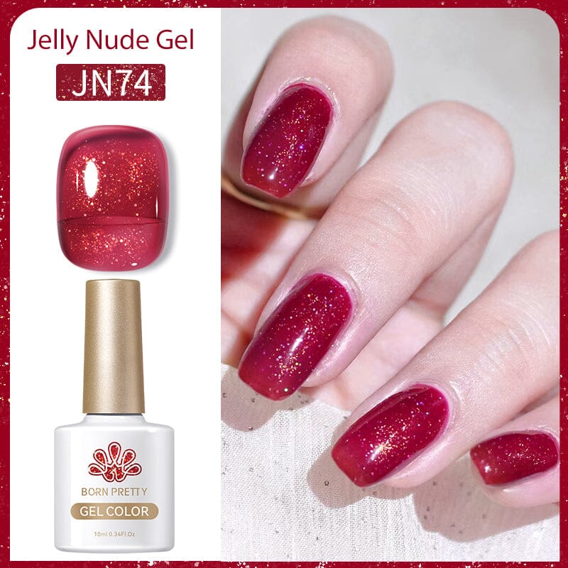 Jelly Nude Gel JN74 10ml Gel Nail Polish BORN PRETTY 