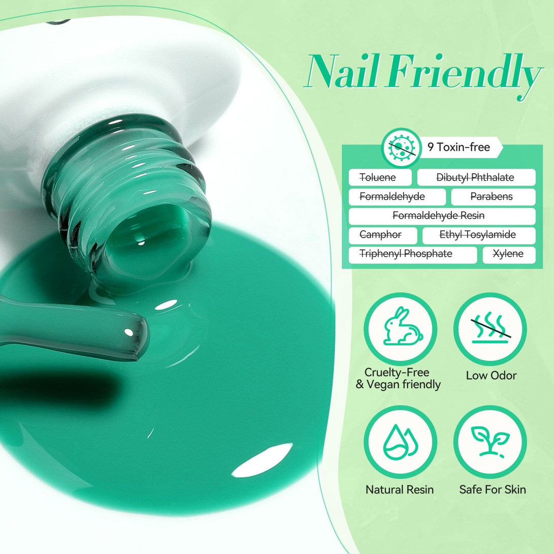 6 Colors Green Forest Gel Polish Set 7ml Gel Nail Polish BORN PRETTY 