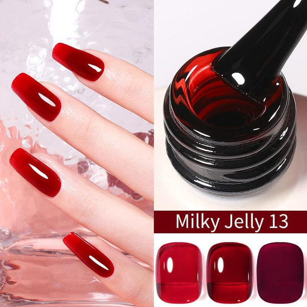 BORN PRETTY Giveaway-a bottle of X-Jelly Gel Gel Nail Polish BORN PRETTY Milky Jelly 13 