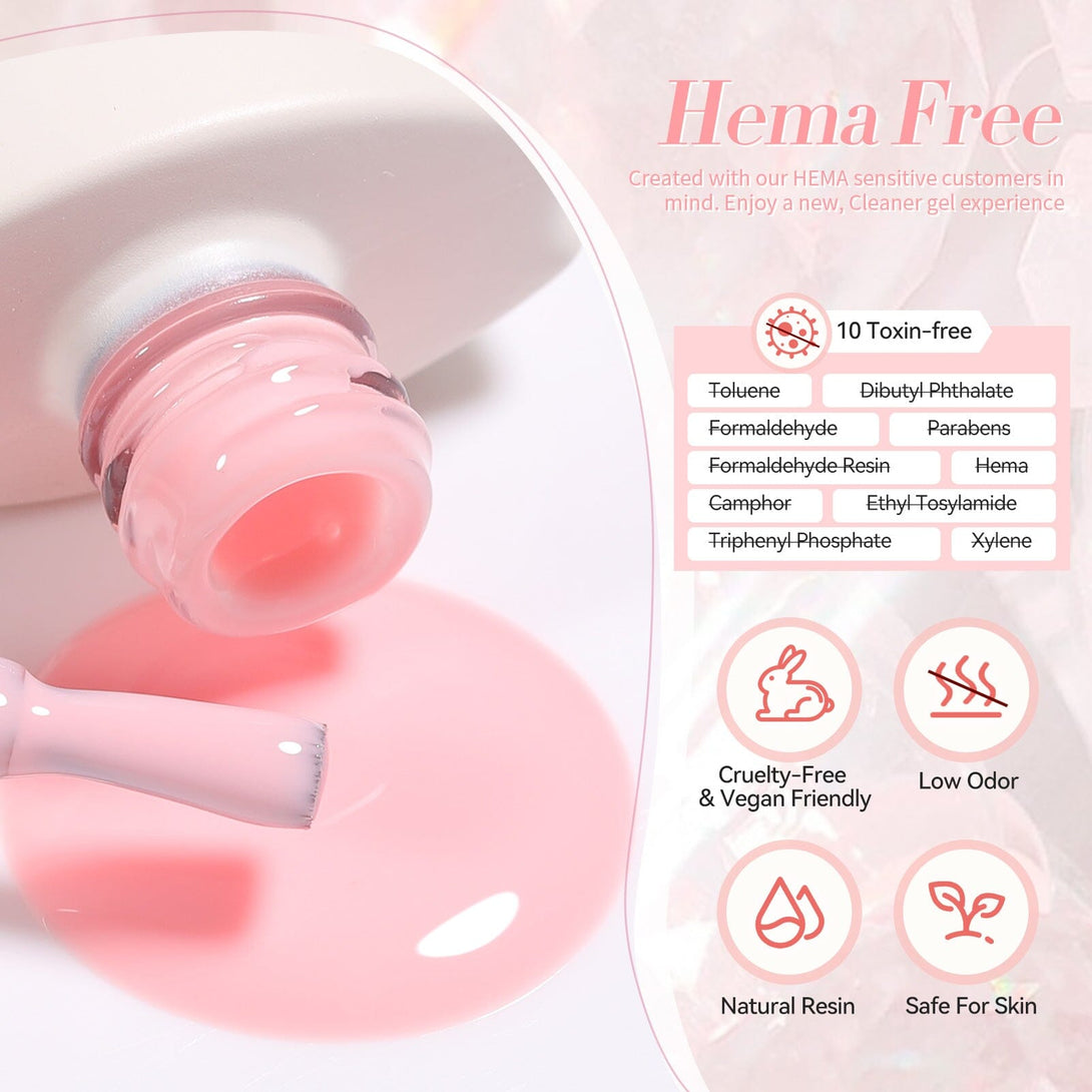 Hema-Free Milky Jelly Gel #03 15ml Gel Nail Polish BORN PRETTY 